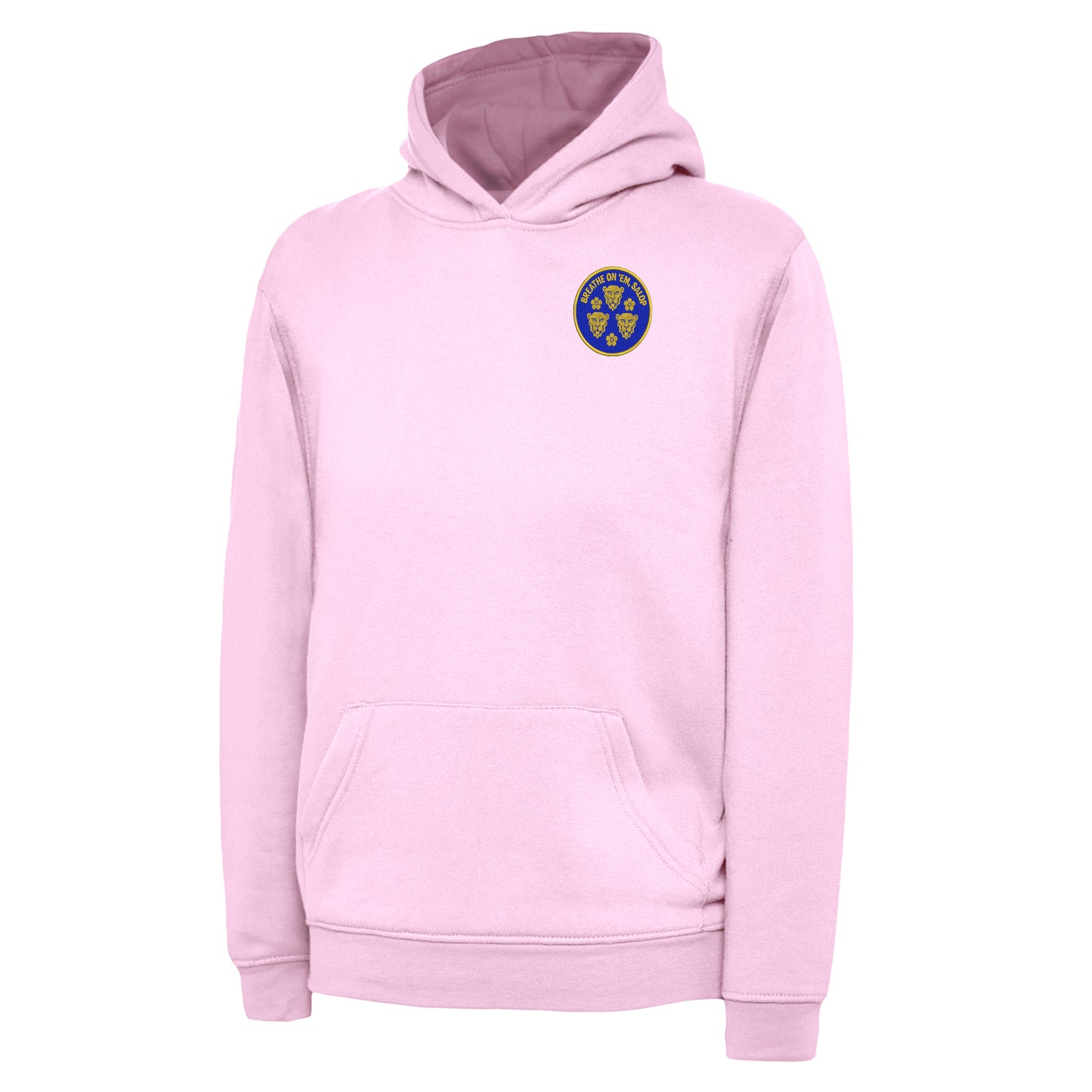 Kids Shrewsbury Town Breathe on em Salop Hoodie