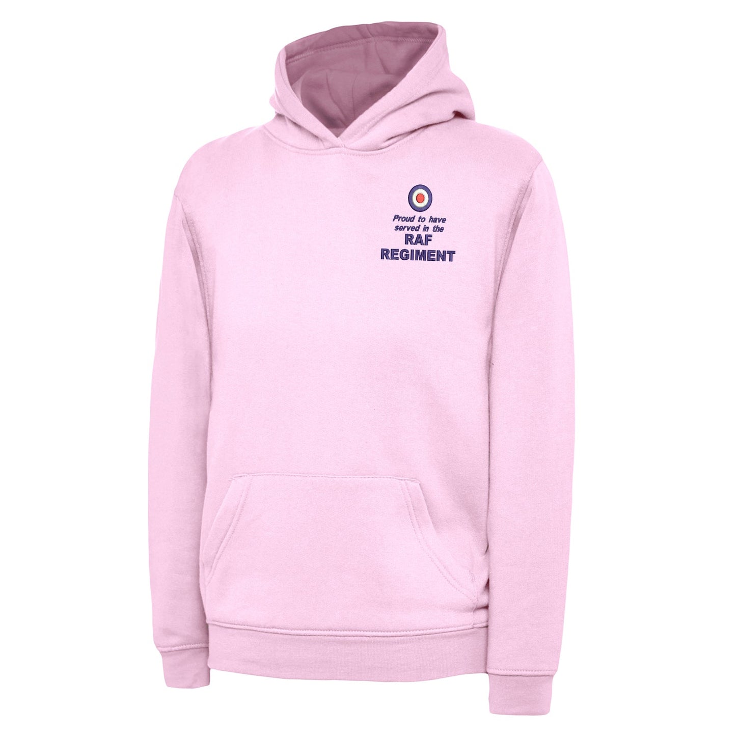 Proud to Have Served in The RAF Regiment Embroidered Children's Hoodie