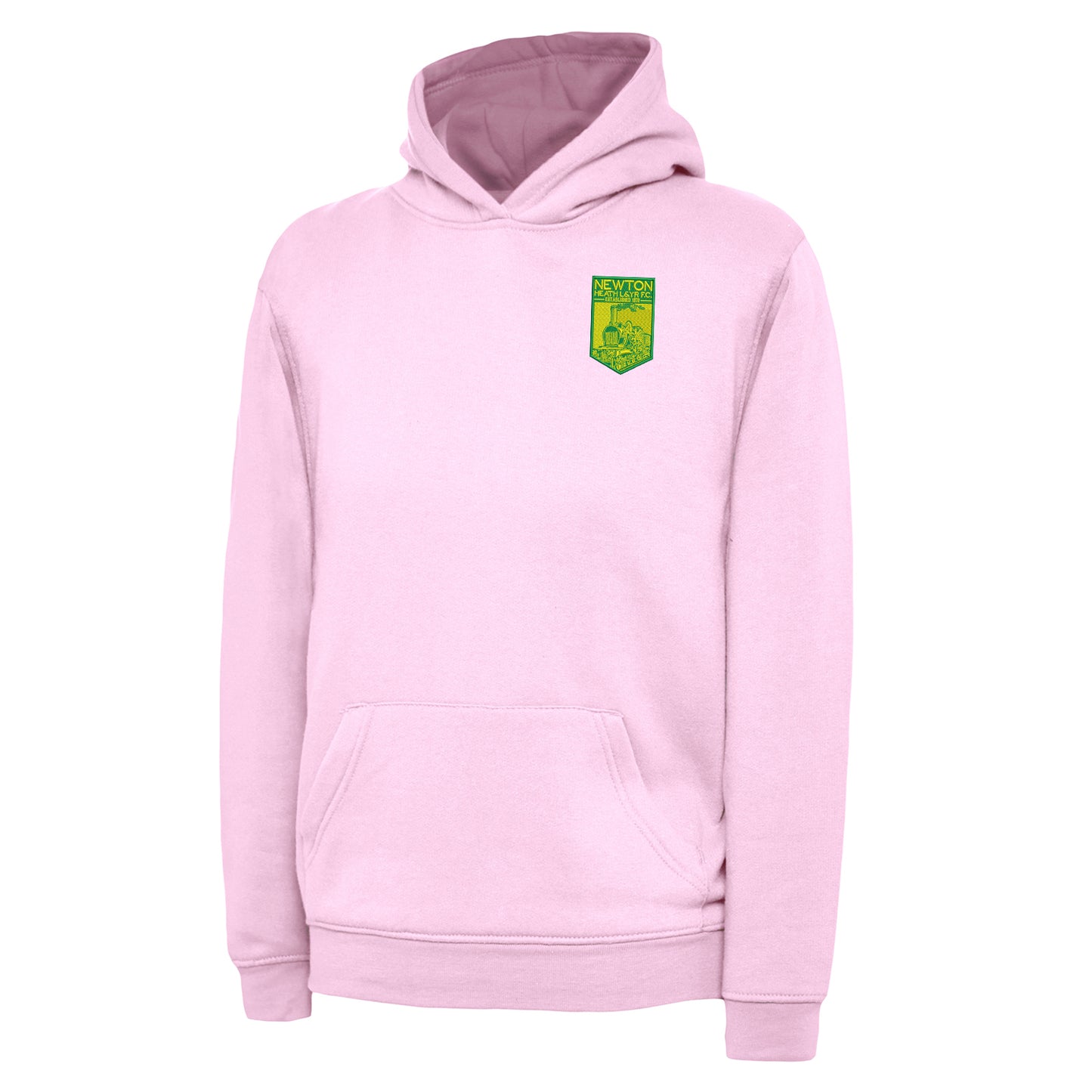 Retro Newton Heath LYR Embroidered Children's Hoodie