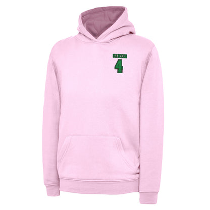 Sauzee 4 Embroidered Children's Hoodie