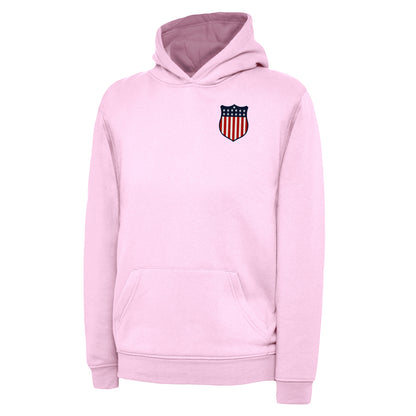 Retro USA 1913 Soccer Embroidered Children's Hoodie