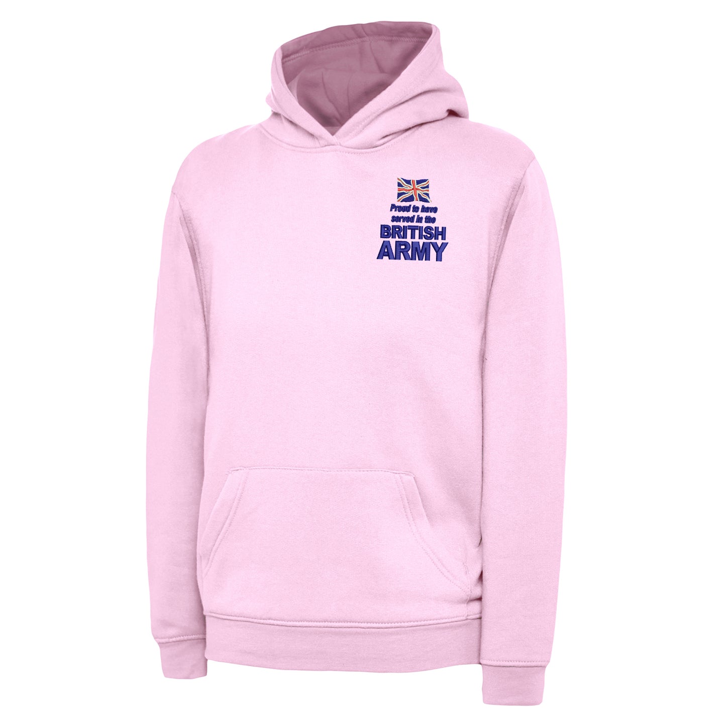 Proud to Have Served in The British Army Embroidered Children's Hoodie