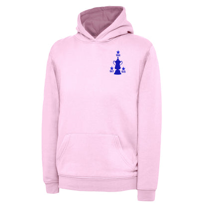 Retro Sheff Wed Three Time Cup Winners Embroidered Children's Hoodie