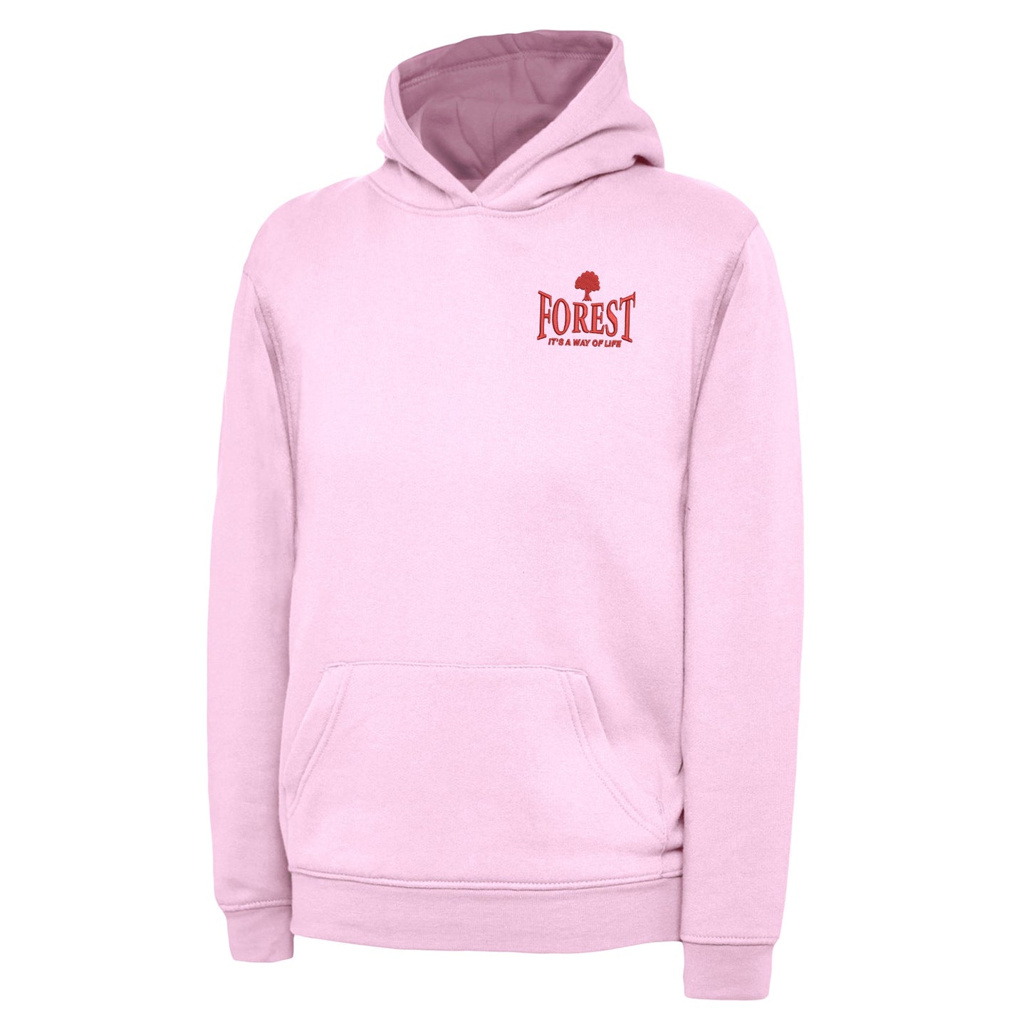 Forest It's a Way of Life Embroidered Children's Hoodie