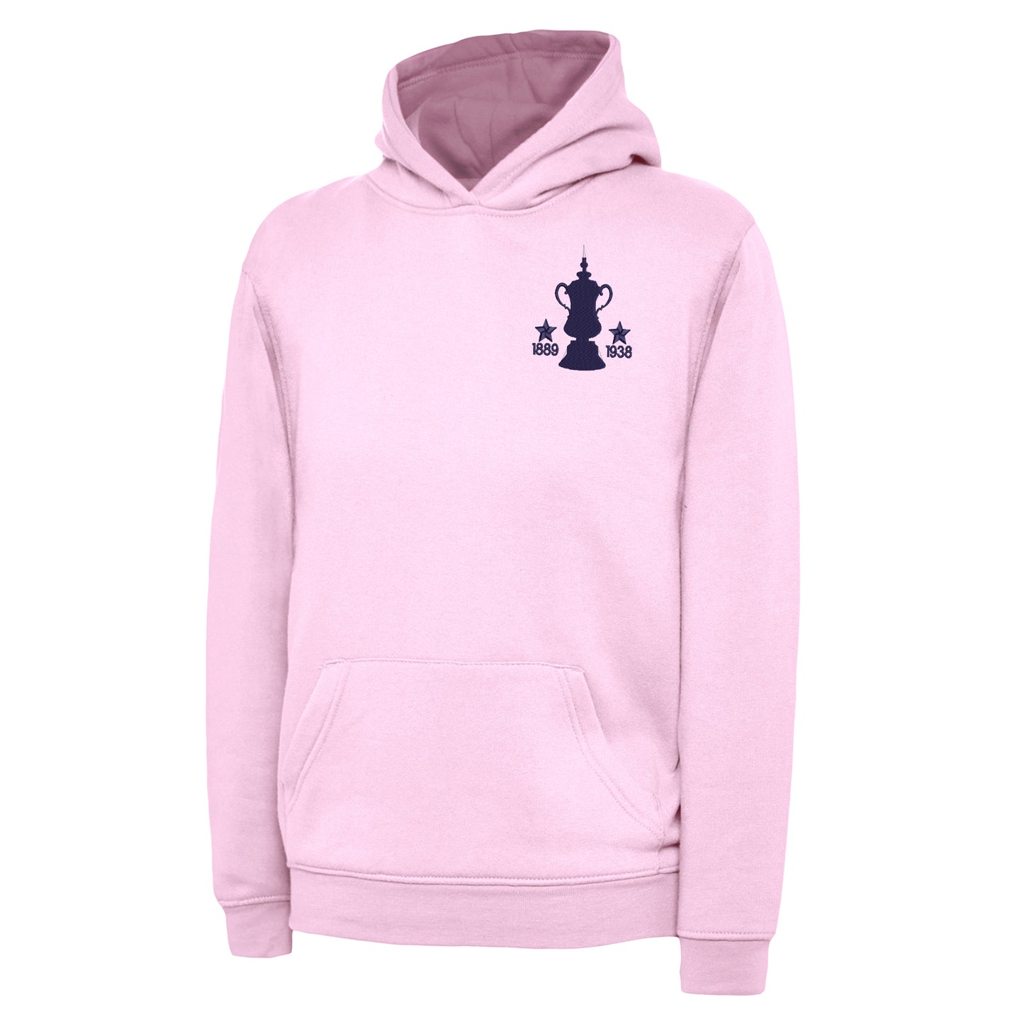 Retro Preston Two Time Cup Winners Embroidered Children's Hoodie