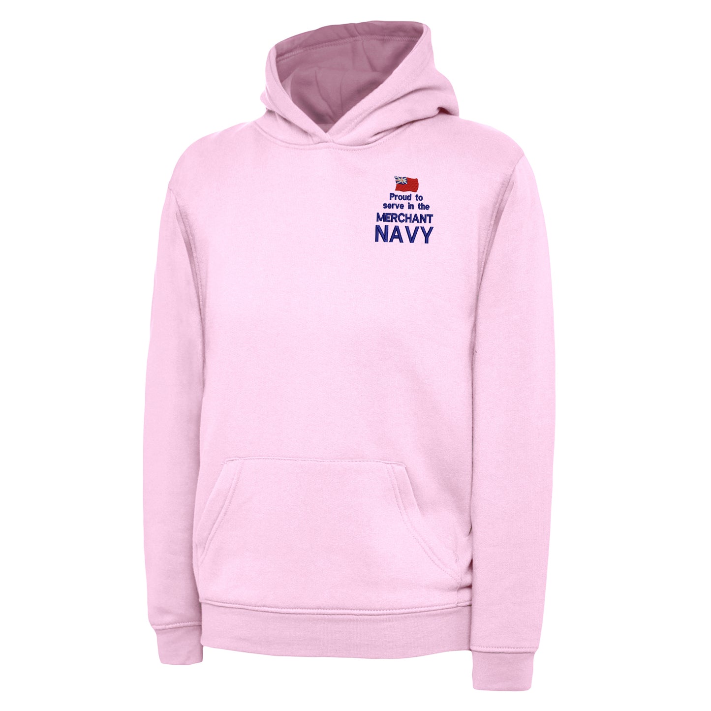 Proud to Serve in The Merchant Navy Embroidered Children's Hoodie