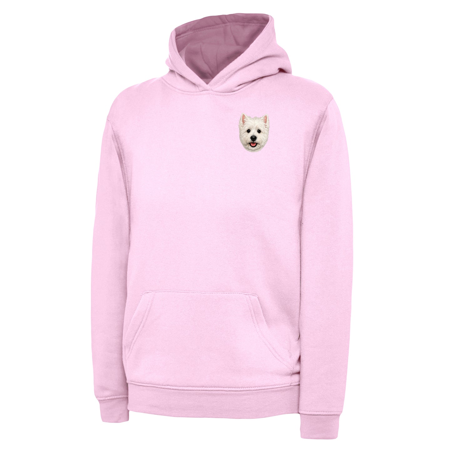 Children's Westie Dog Face Hoodie