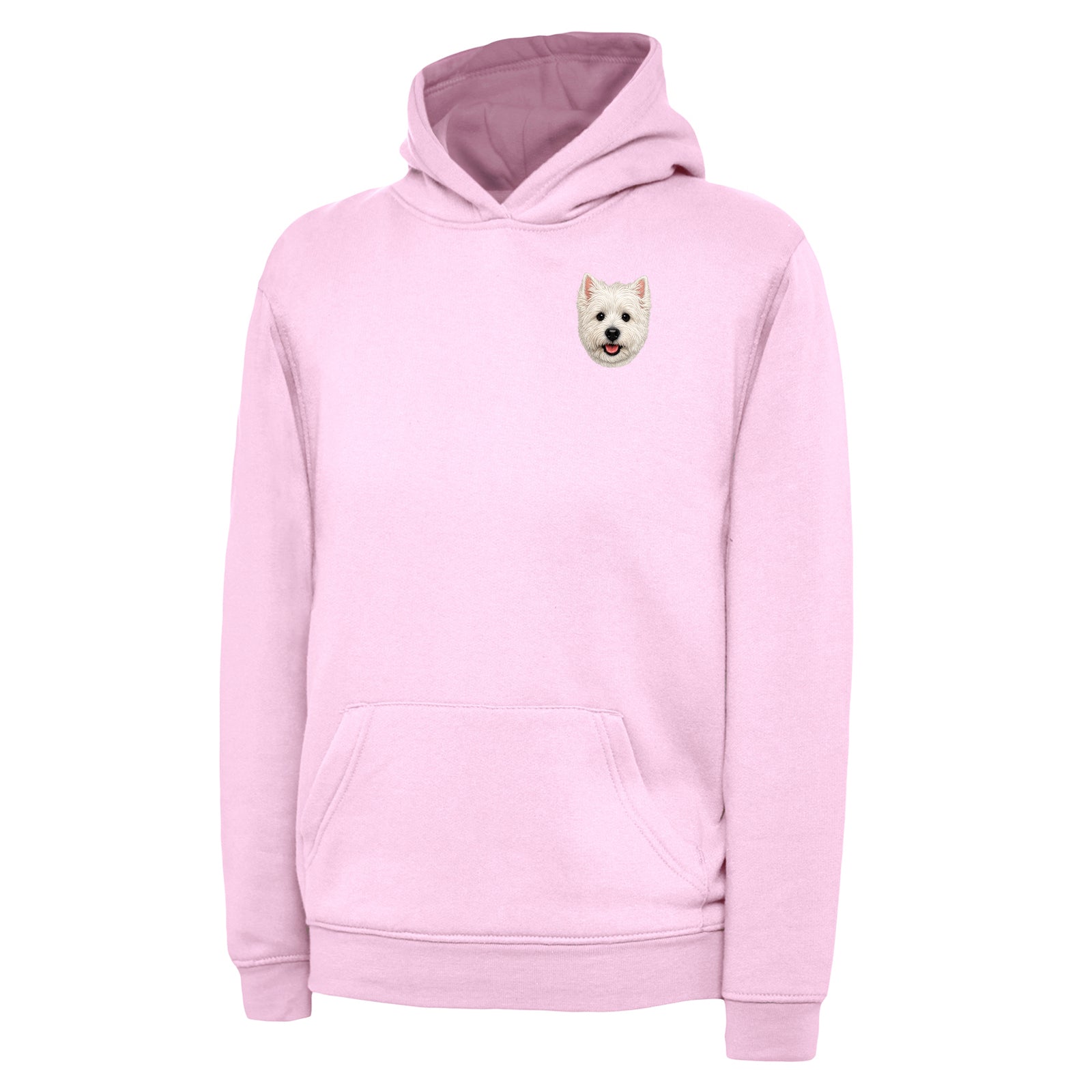 Children's Westie Dog Face Hoodie