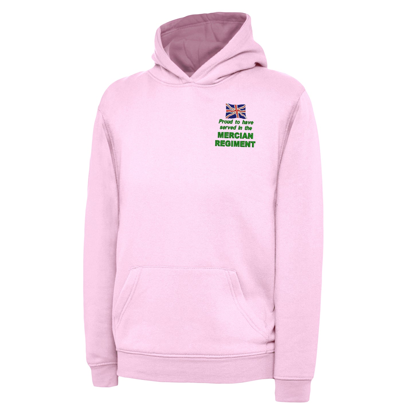 Proud to Have Served in The Mercian Regiment Embroidered Children's Hoodie