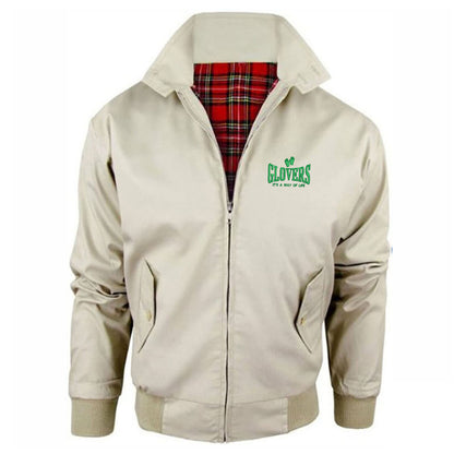 Glovers It's a Way of Life Embroidered Classic Harrington Jacket