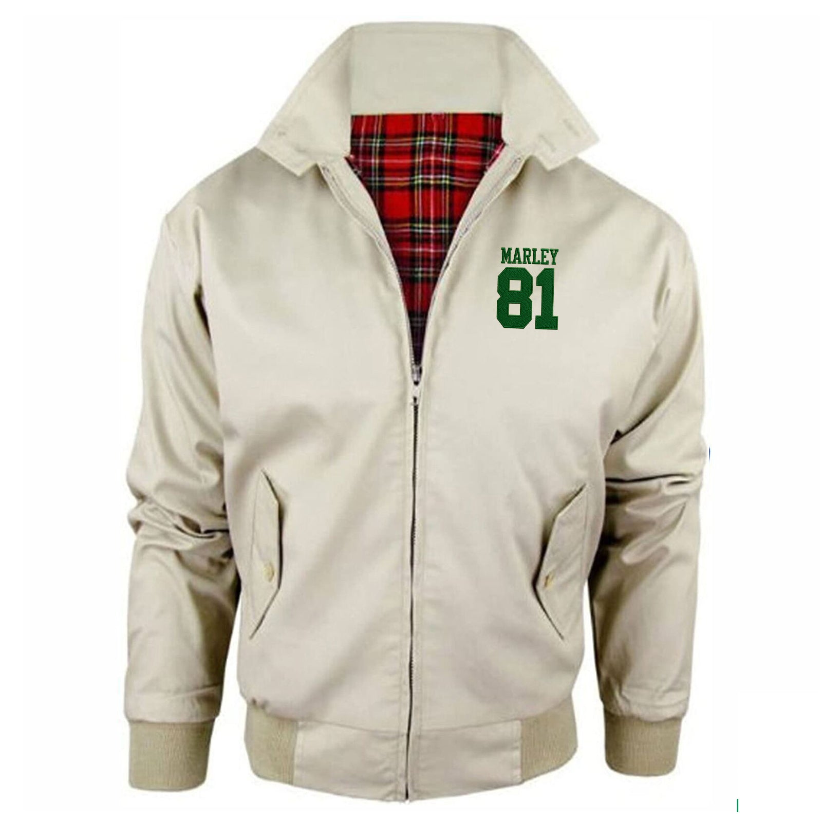 Bob Marley Football Jacket Mens