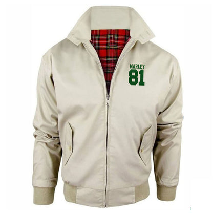 Bob Marley Football Jacket Mens