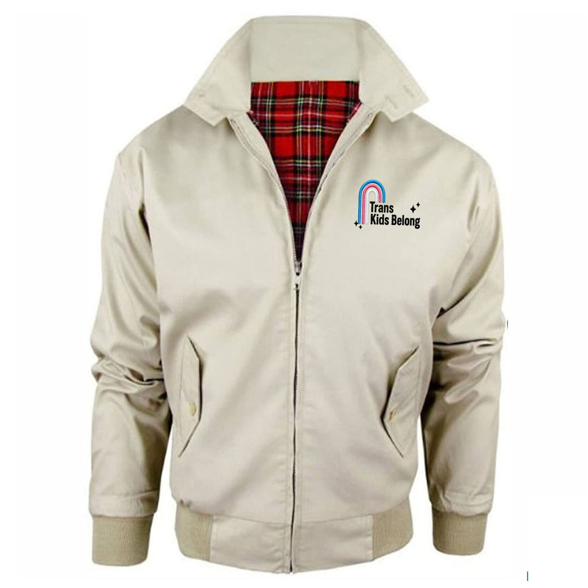Trans Kids Belong Jacket Mens