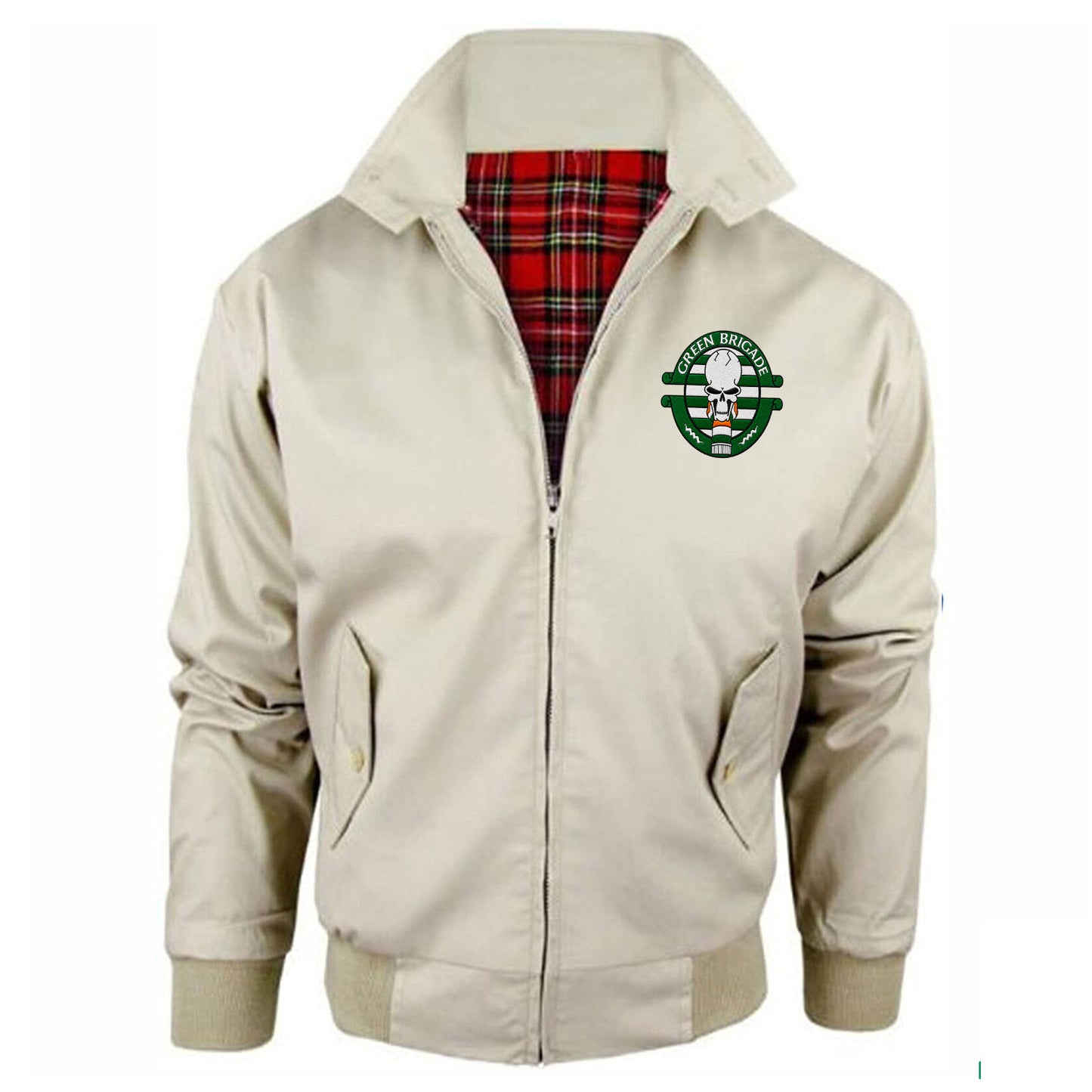 Green Brigade Celtic Football Jacket Mens