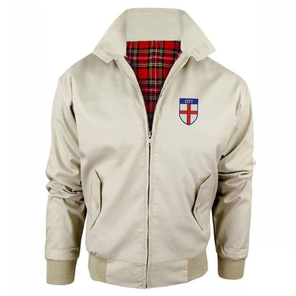 City Flag of England Shield Classic Harrington Jacket