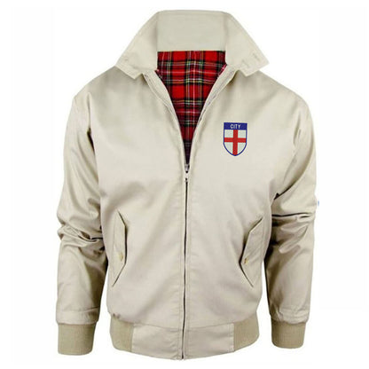 City Flag of England Shield Classic Harrington Jacket