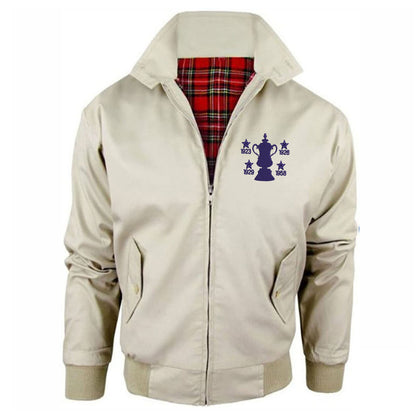 Retro Bolton Four Time Cup Winners Classic Harrington Jacket