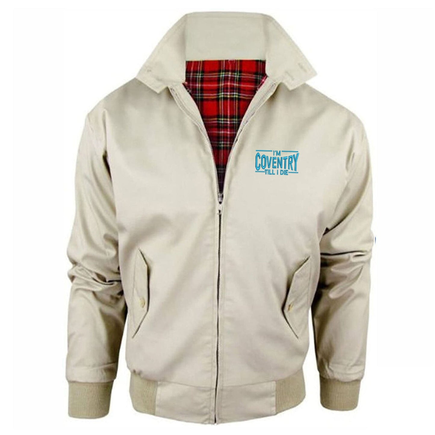 I'm Coventry Till I Die Embroidered Classic Harrington Jacket