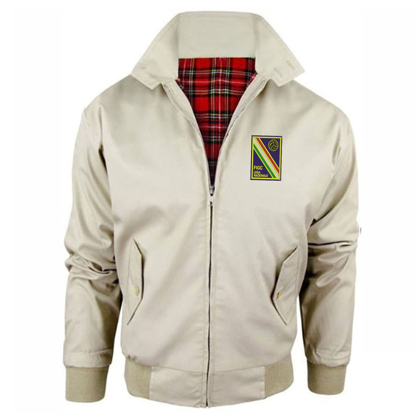 Retro Italian League National Team 1961 Embroidered Classic Harrington Jacket
