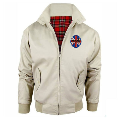 Mods Union Jack Embroidered Classic Harrington Jacket