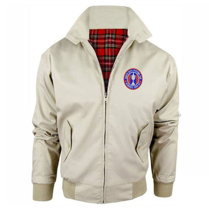 Retro Crystal Palace Zenith Data Systems Cup  Winners 1991 Embroidered Classic Harrington Jacket