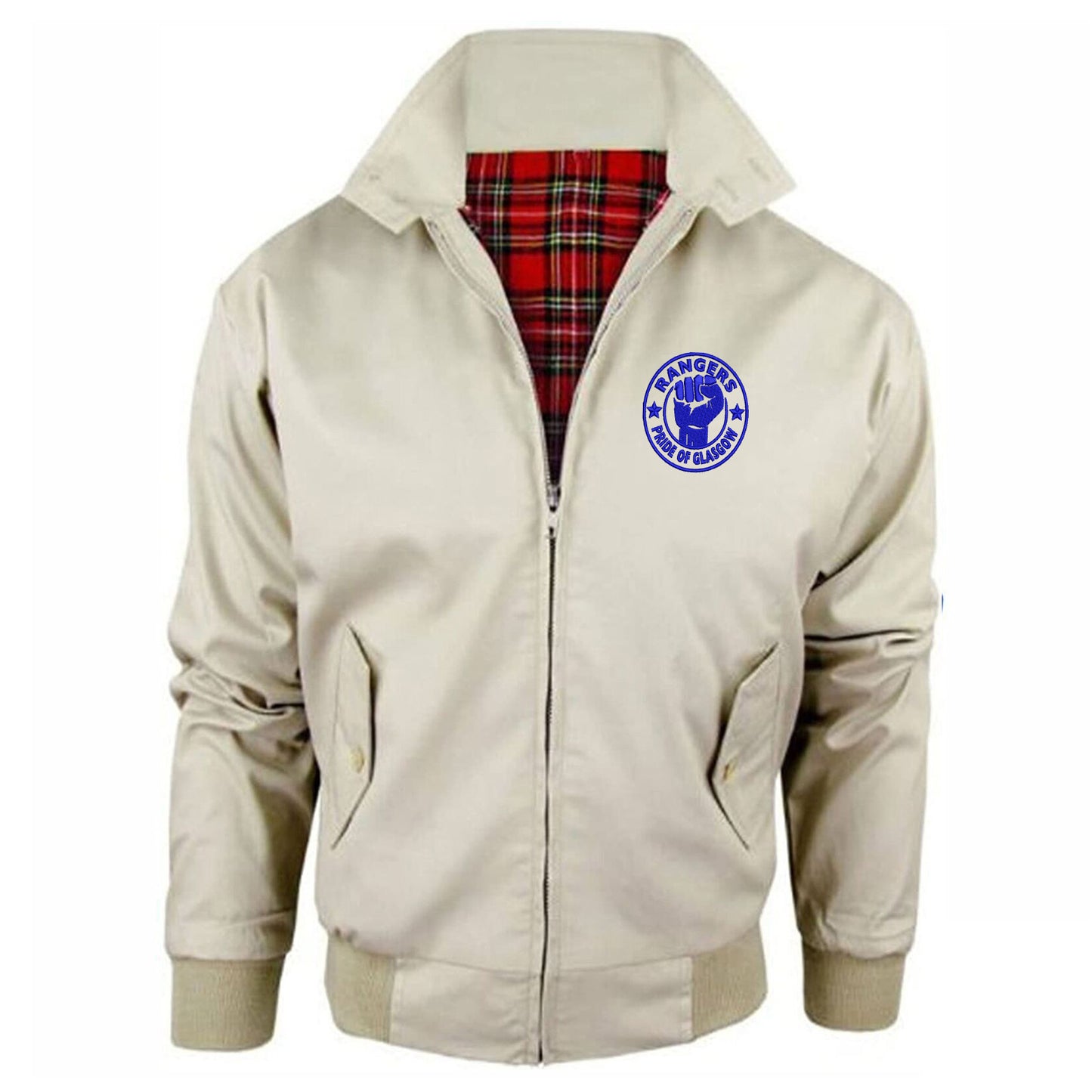 Rangers Pride of Glasgow Embroidered Classic Harrington Jacket
