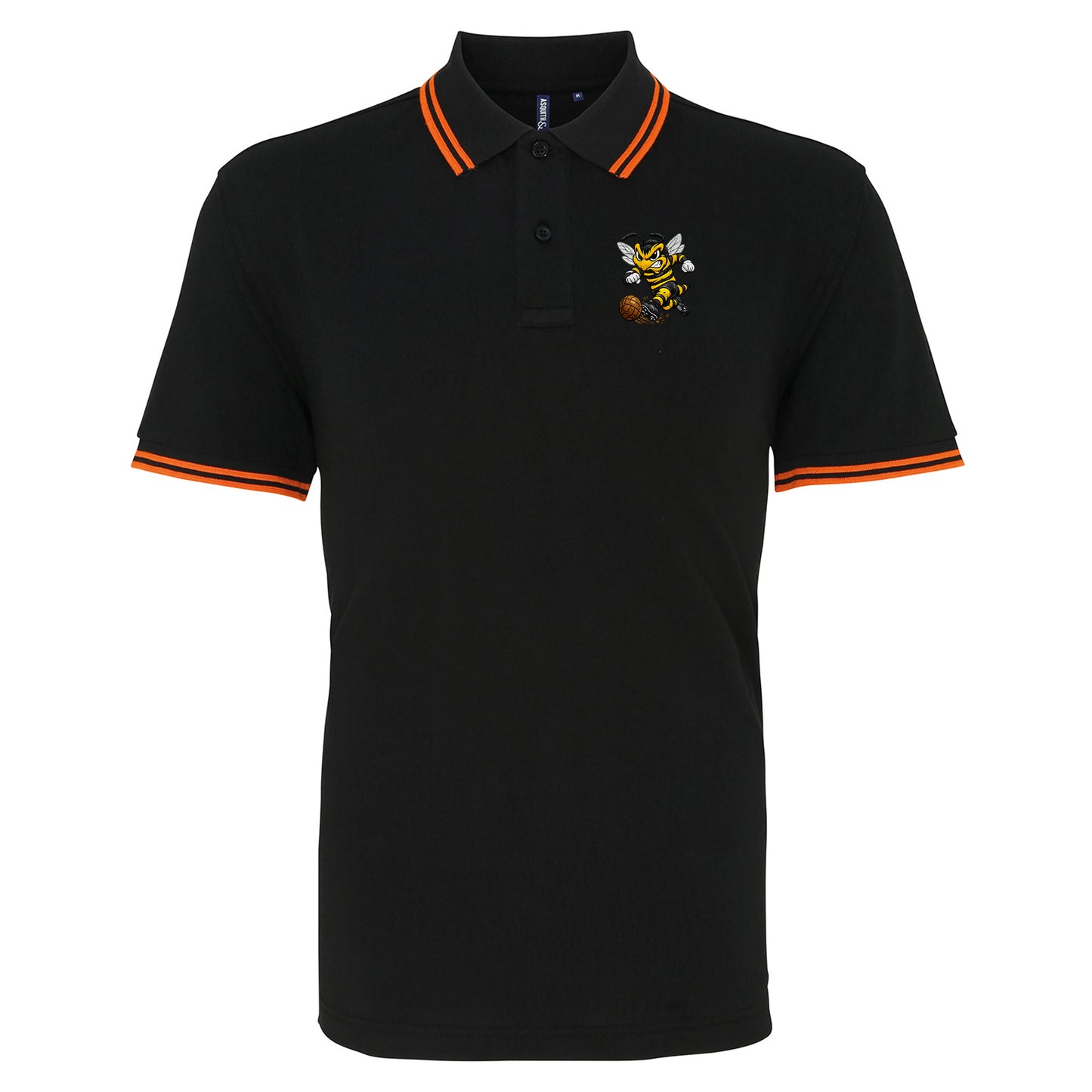 Alloa Athletic 1960s Tipped Polo Shirt