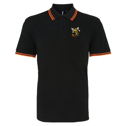 Alloa Athletic 1960s Tipped Polo Shirt