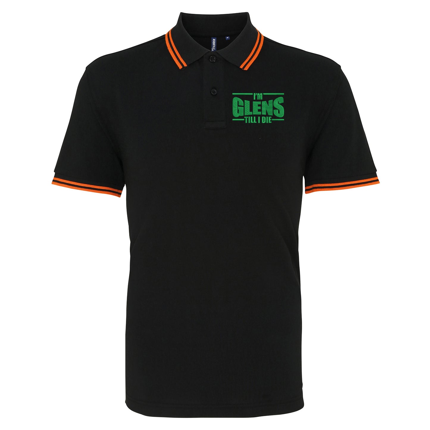 Glentoran FC Football Tipped Polo Shirt 