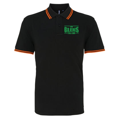 Glentoran FC Football Tipped Polo Shirt 