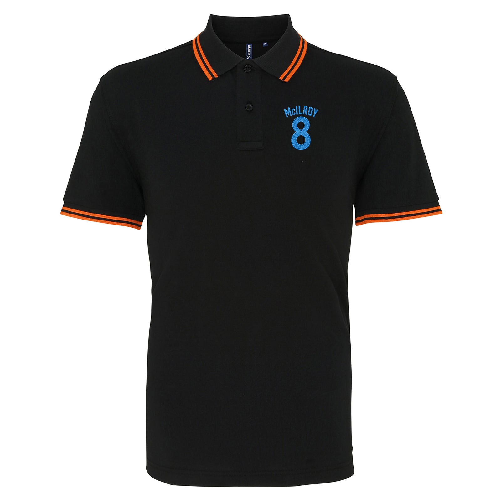 Jimmy McIlroy Burnley Football Tipped Polo Shirt