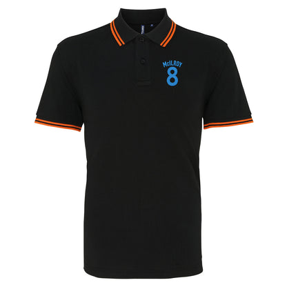 Jimmy McIlroy Burnley Football Tipped Polo Shirt