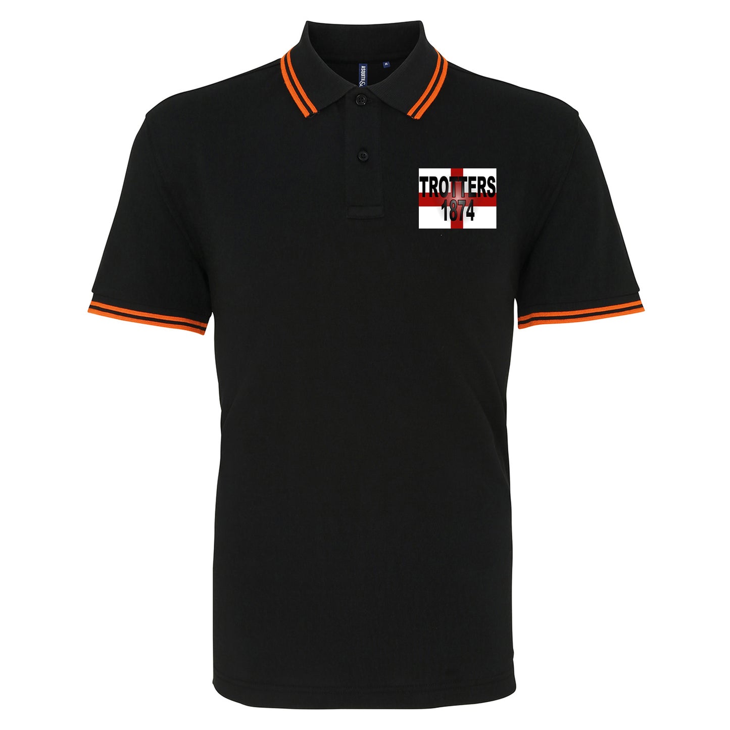 Trotters 1874 England Flag Polo Shirt