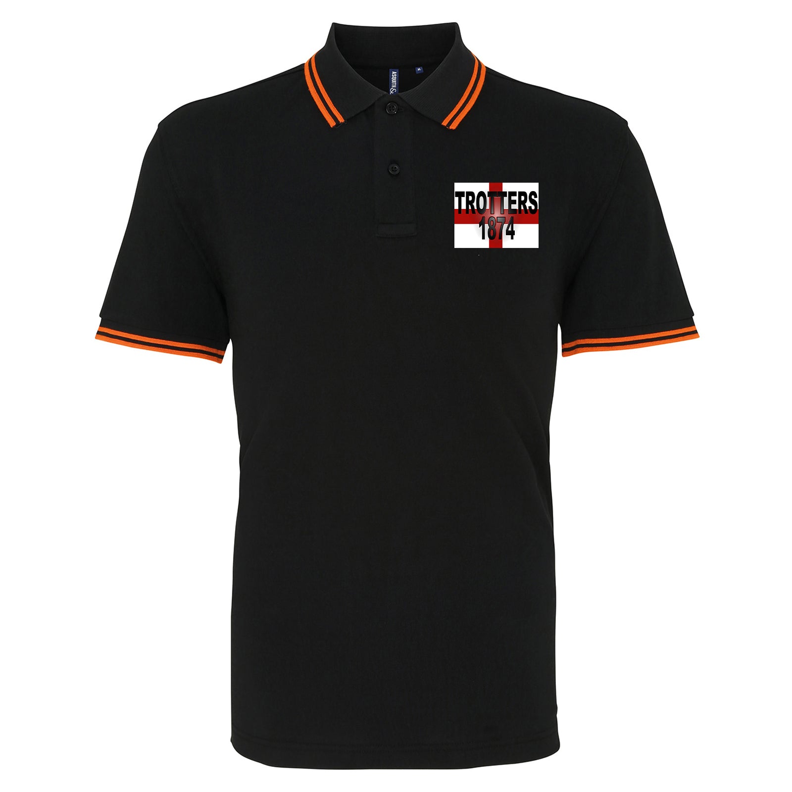 Trotters 1874 England Flag Polo Shirt
