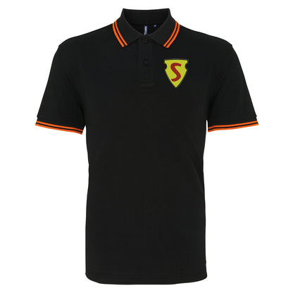 Superman Tipped Polo Shirt