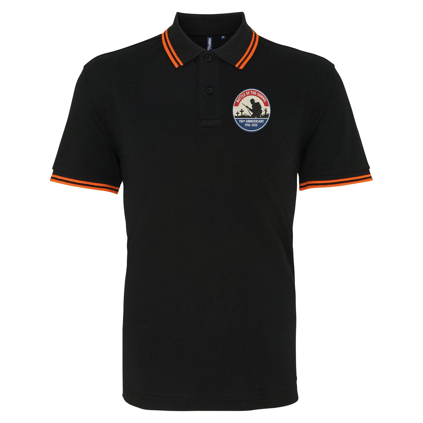 Battle of The Somme 110th Anniversary Tipped Polo Shirt