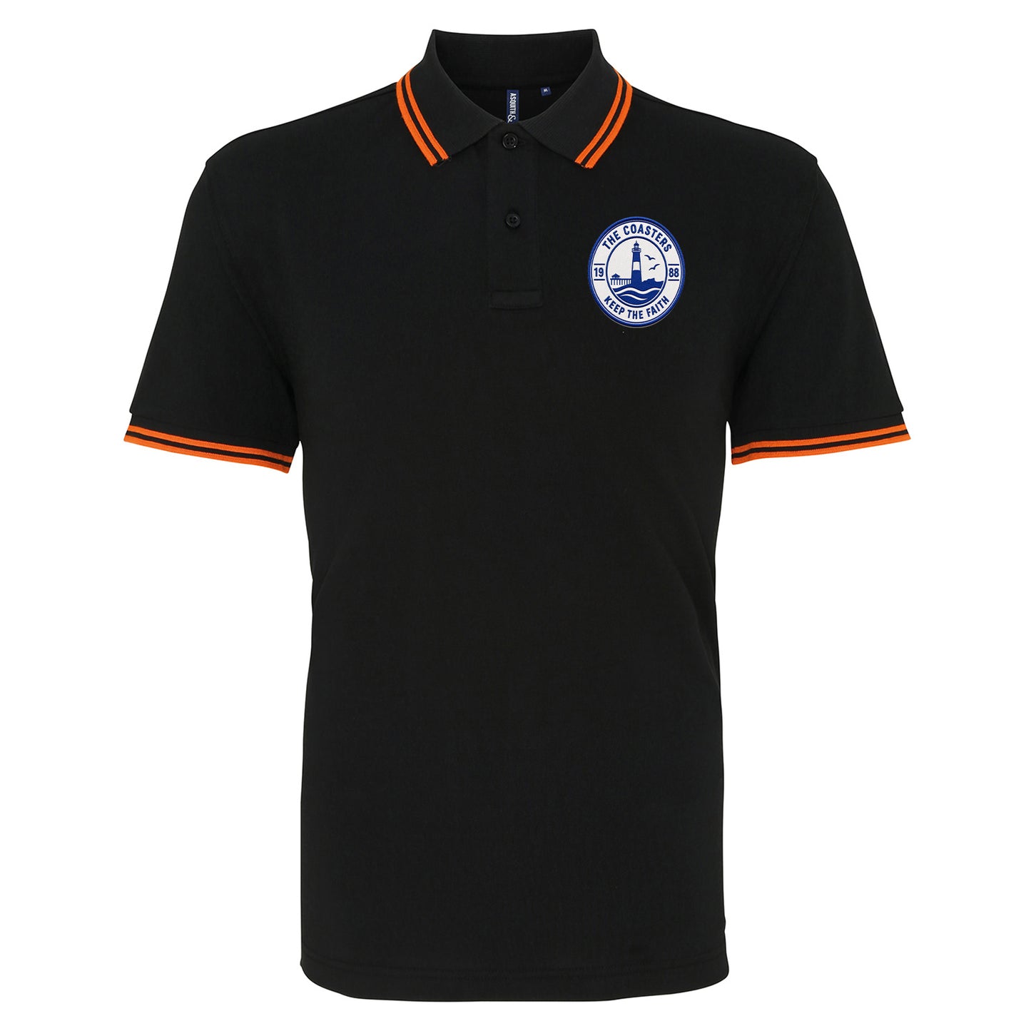 Flyde Football Tipped Polo Shirt