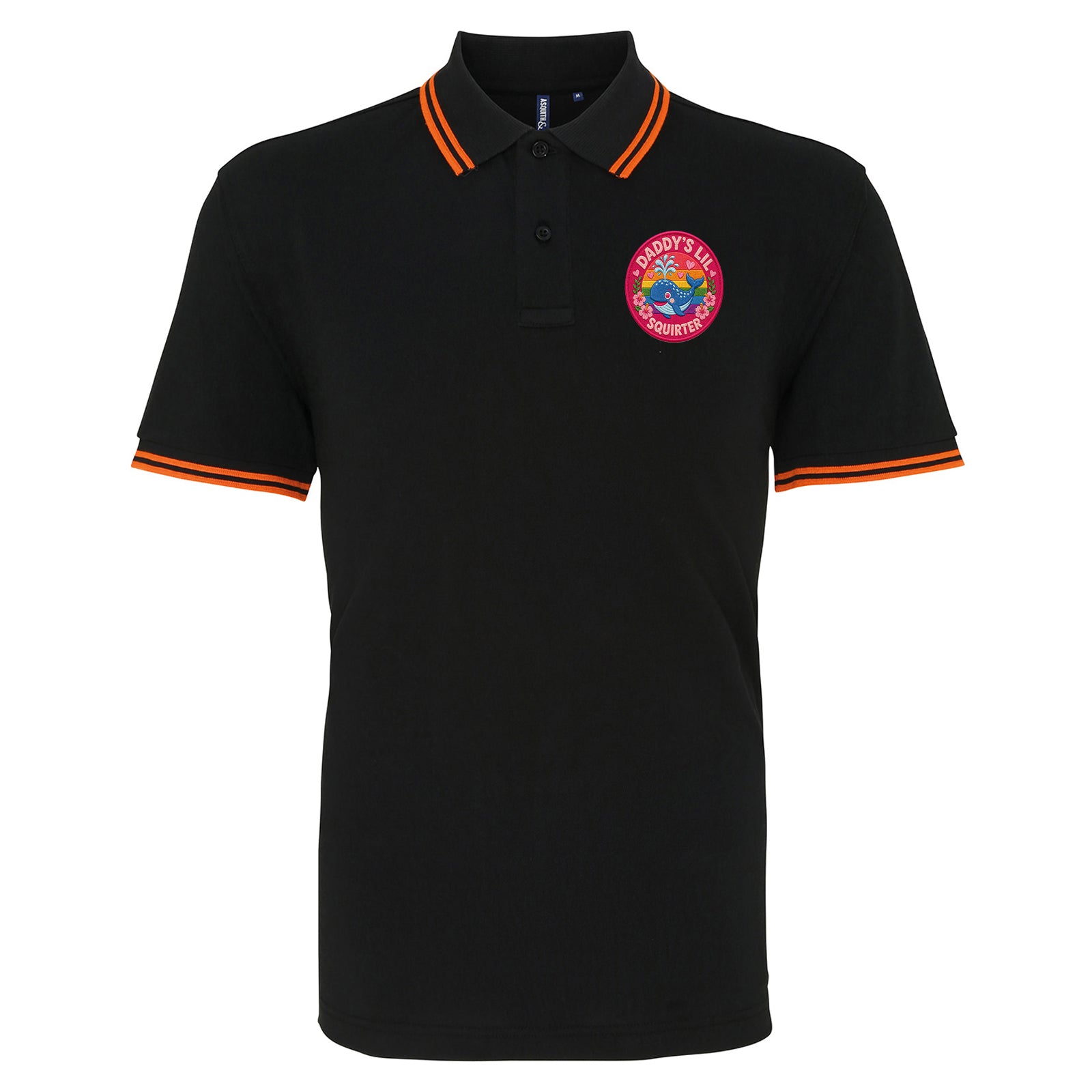 Daddy’s Lil Squirter Tipped Polo Shirt