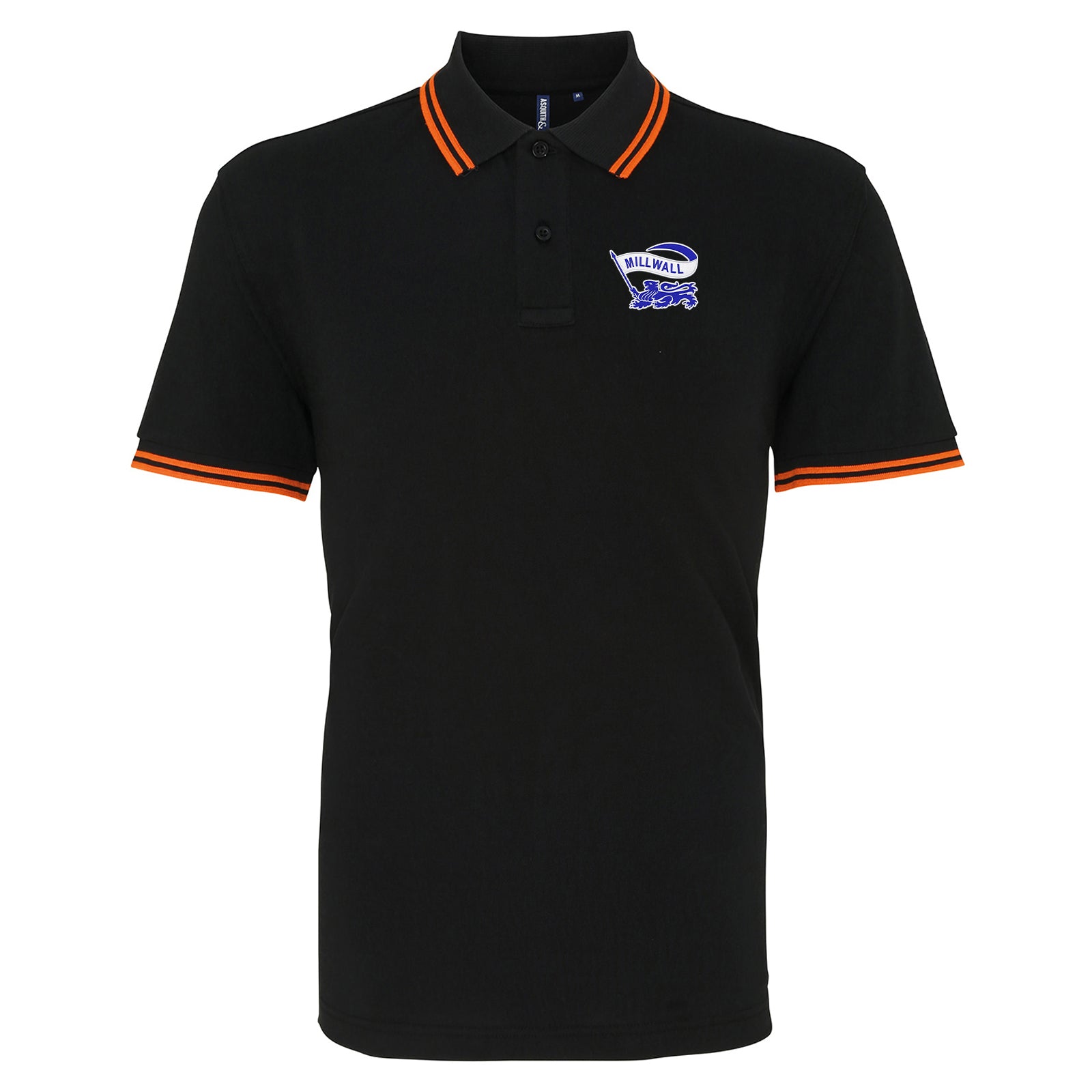 Classic Millwall Football Tipped Polo Shirt 