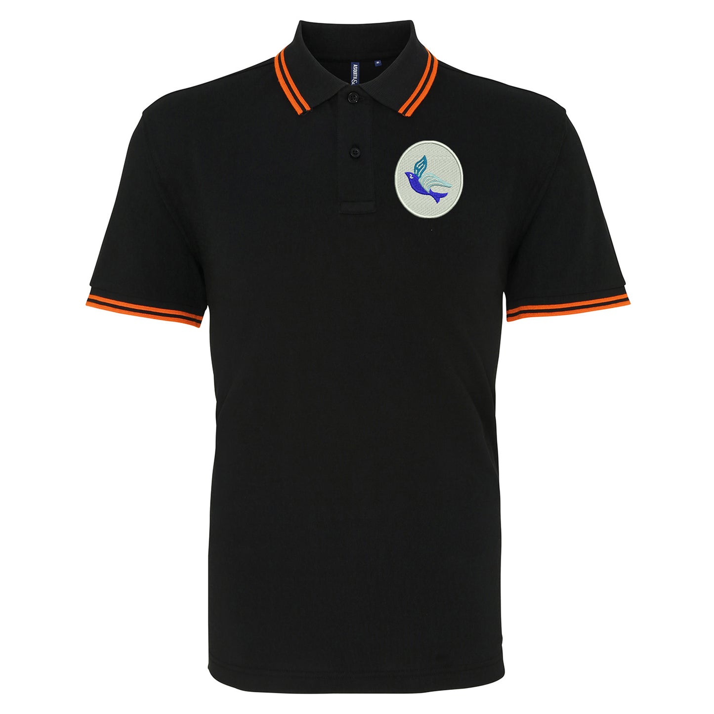 Classic Cardiff City FC Tipped Polo Shirt
