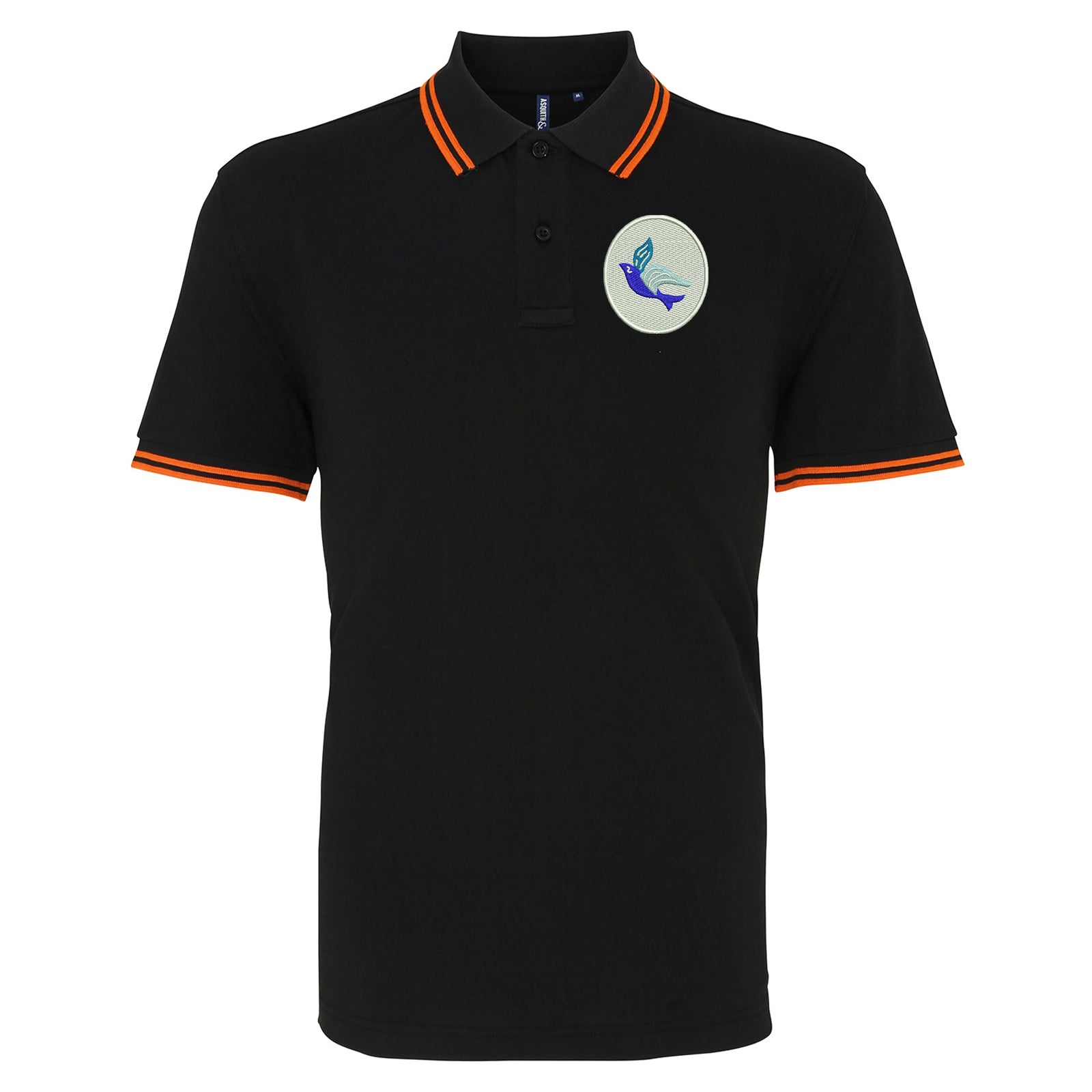 Classic Cardiff City FC Tipped Polo Shirt