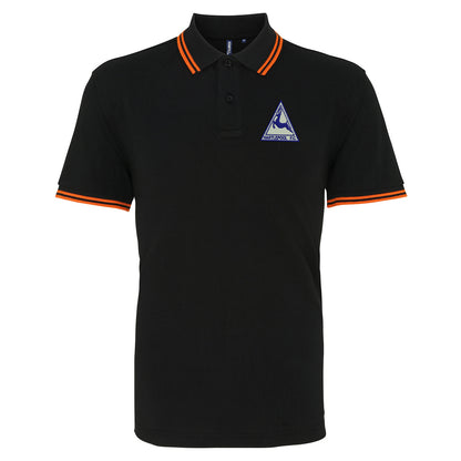 Retro Hartlepool Embroidered Tipped Polo Shirt
