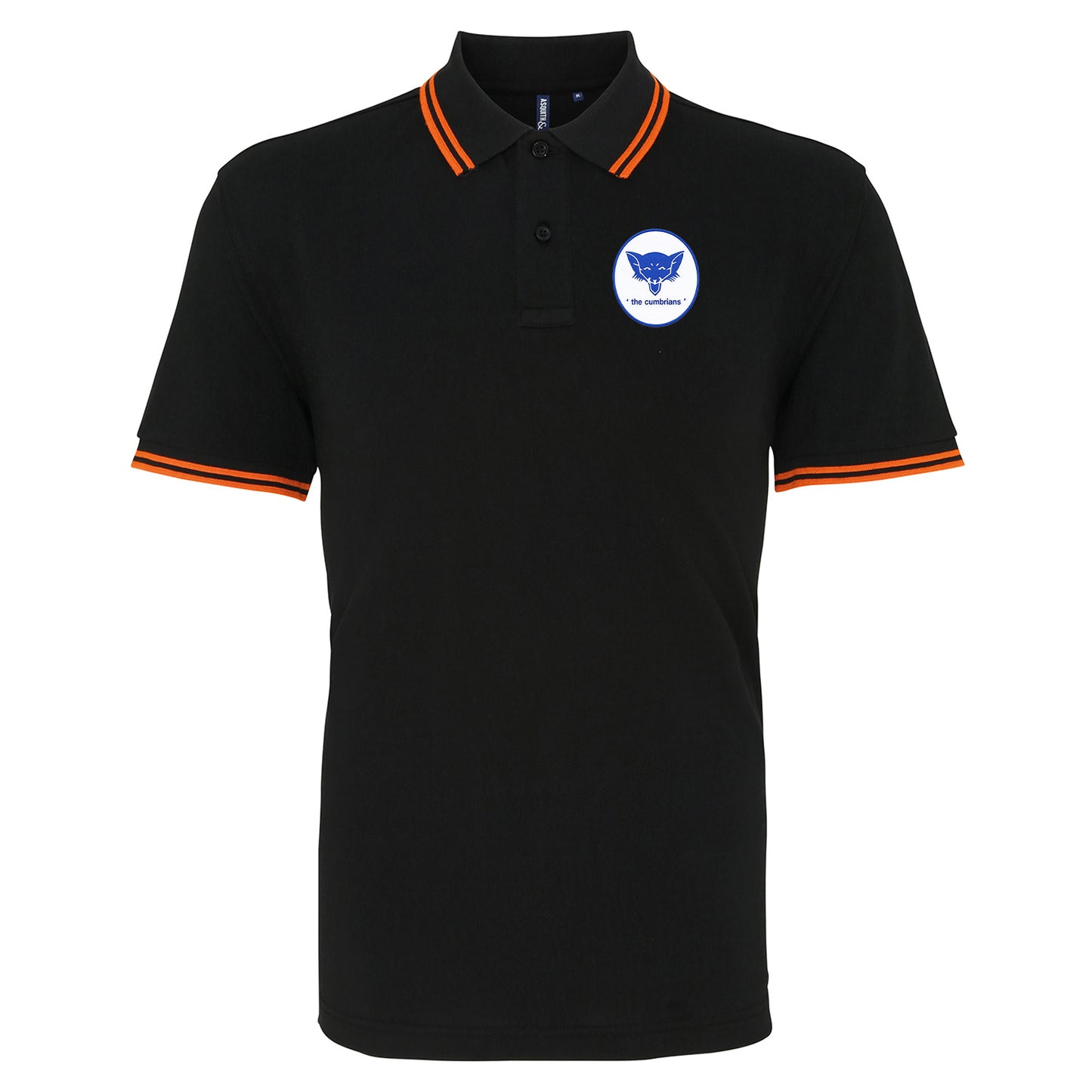 Old School Carlisle United Football Tipped Polo Shirt