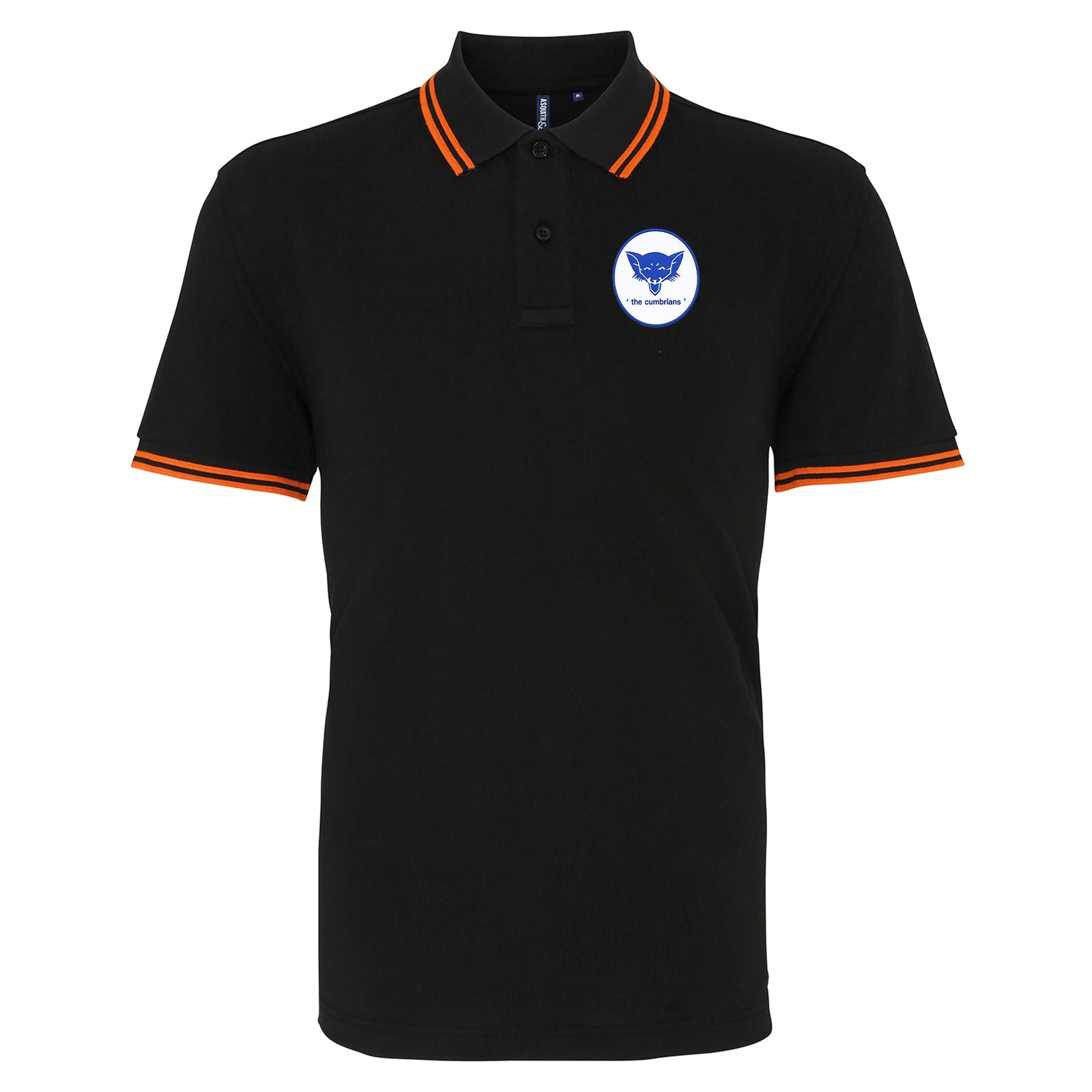 Old School Carlisle United Football Tipped Polo Shirt