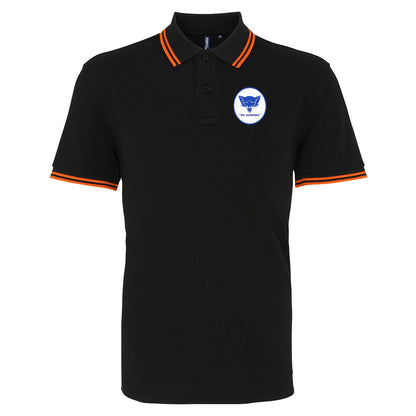 Old School Carlisle United Football Tipped Polo Shirt