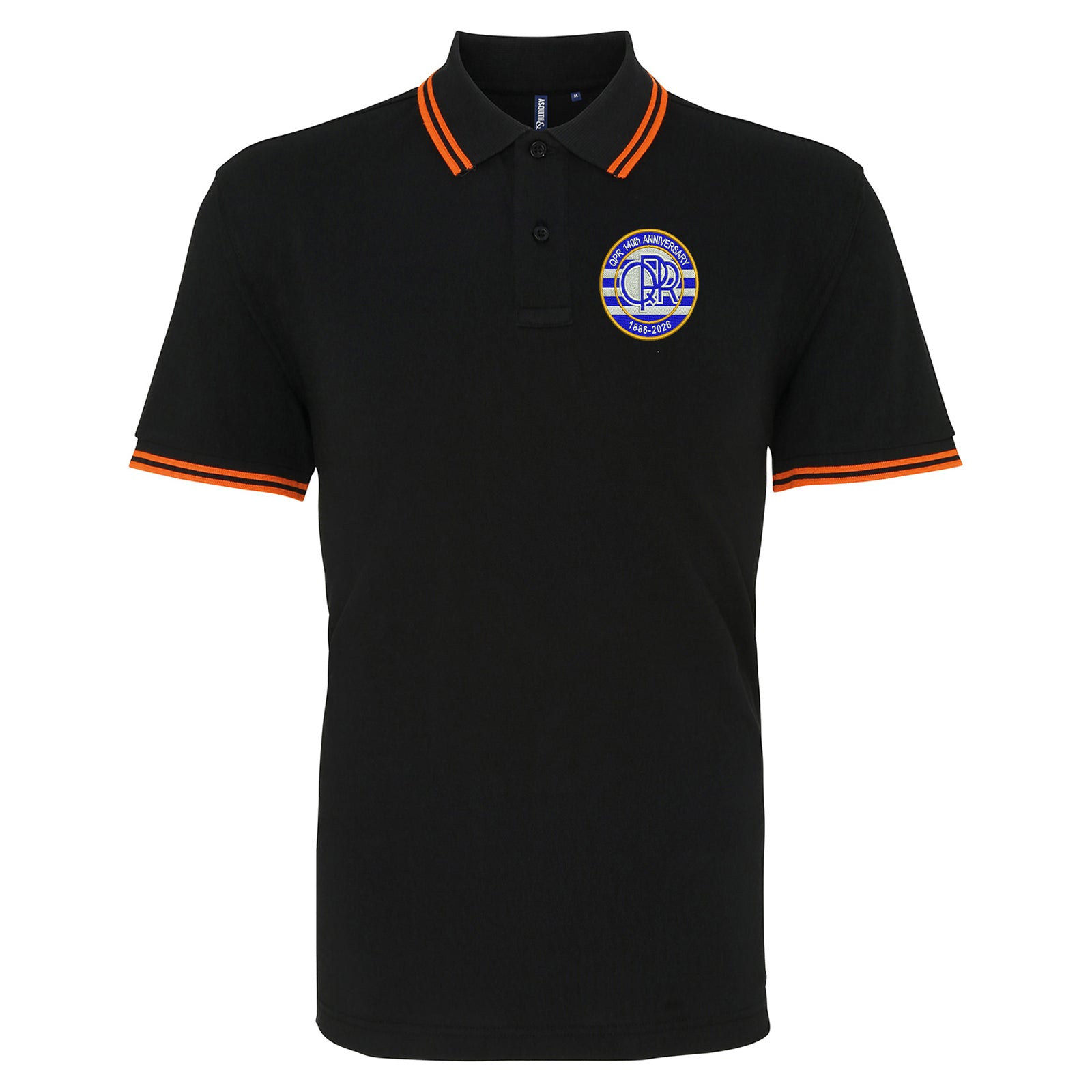 QPR Classic Football Tipped Polo Shirt