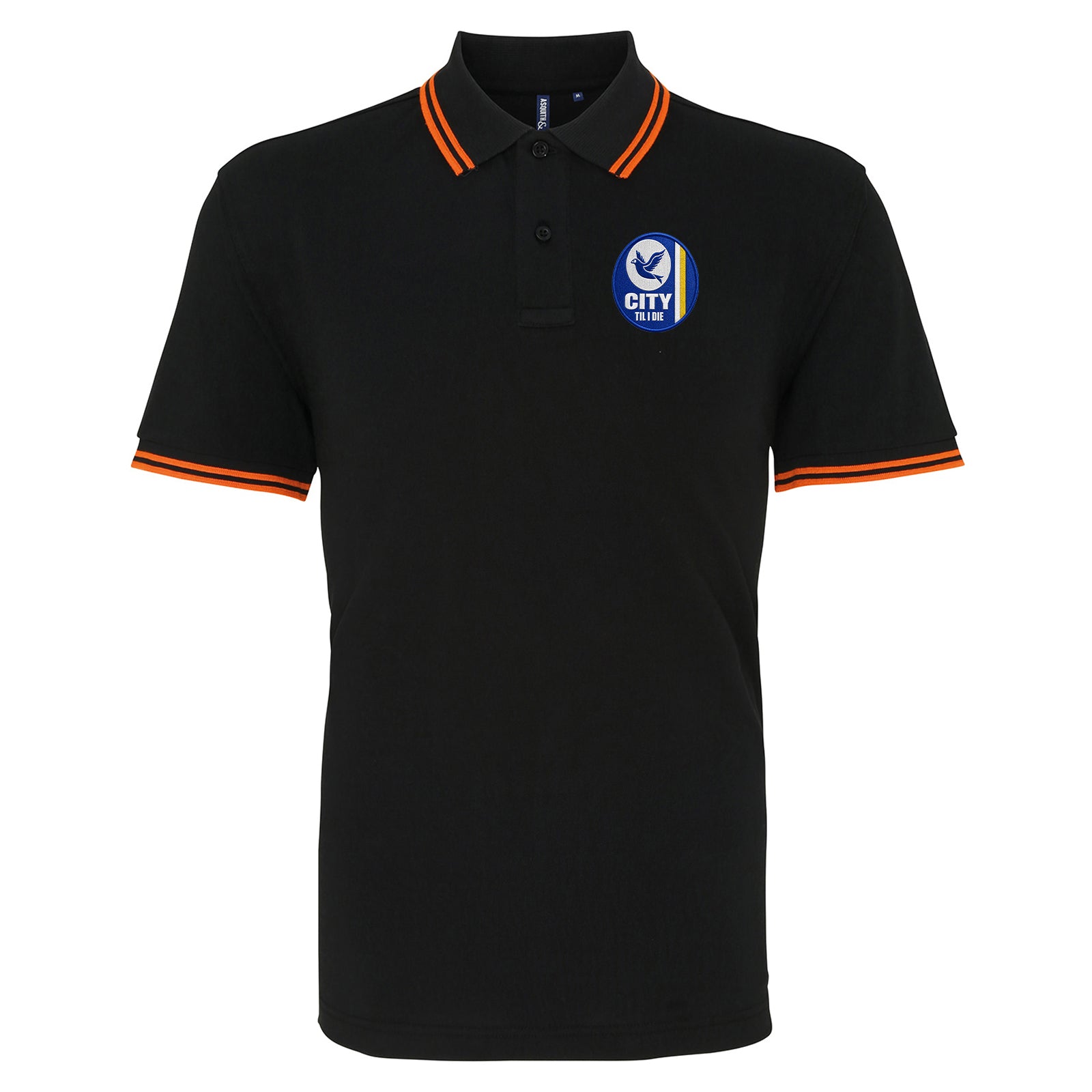 Cardiff City Til I Die Tipped Polo Shirt