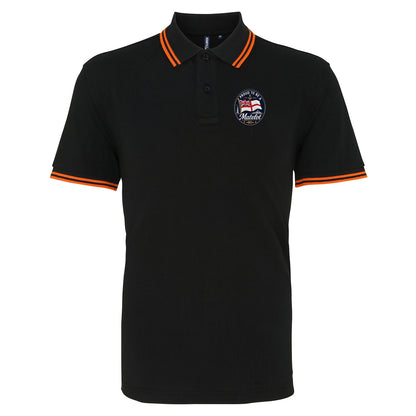Royal Navy Matelot Tipped Polo Shirt 