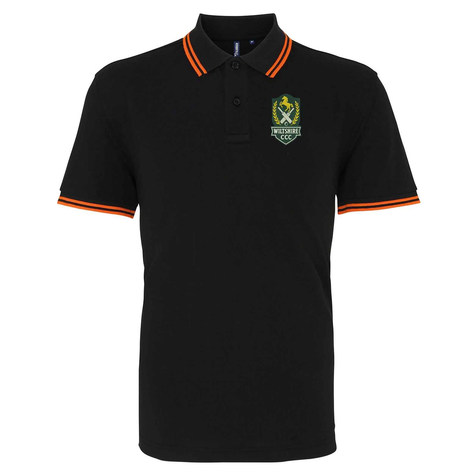 Wiltshire County Cricket Club Tipped Polo Shirt
