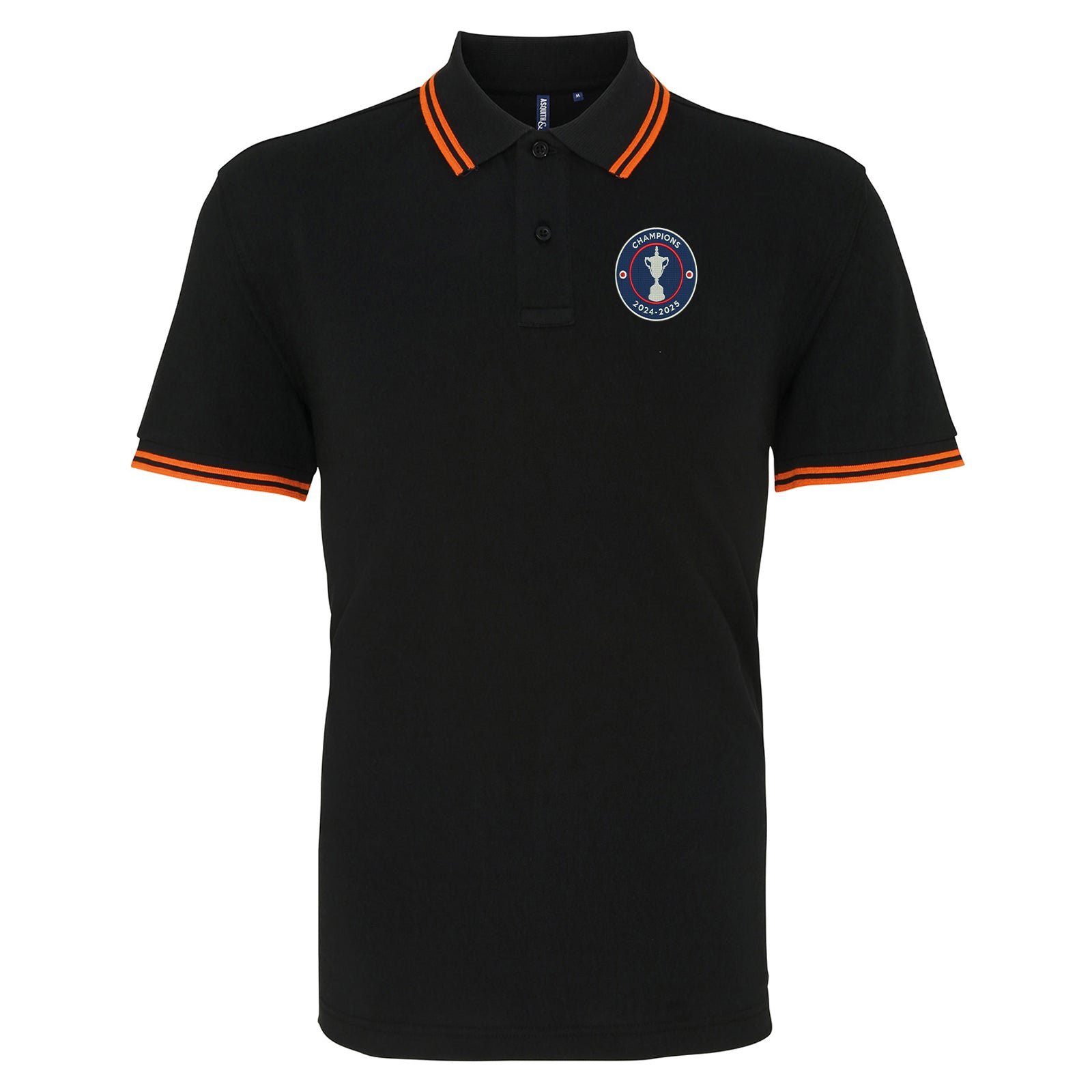 Falkirk Champions 2025 Tipped Polo Shirt